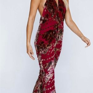 Nasty Gal Devore jumpsuit